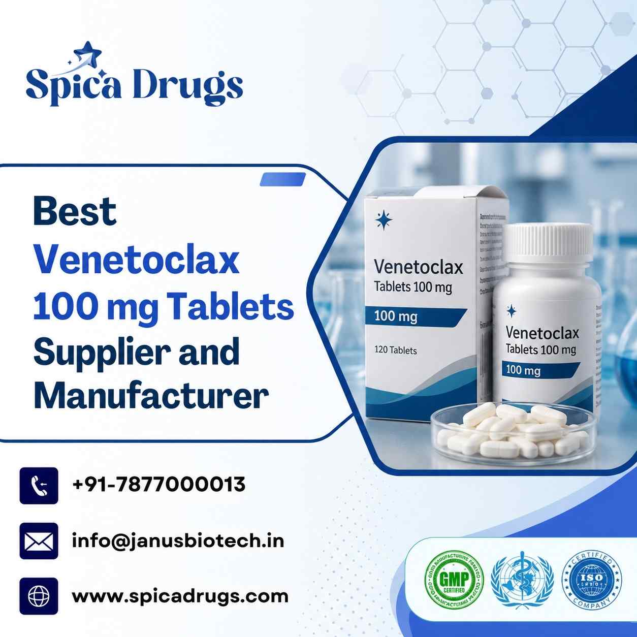 Best Venetoclax 100 mg Tablets Supplier and Manufacturer