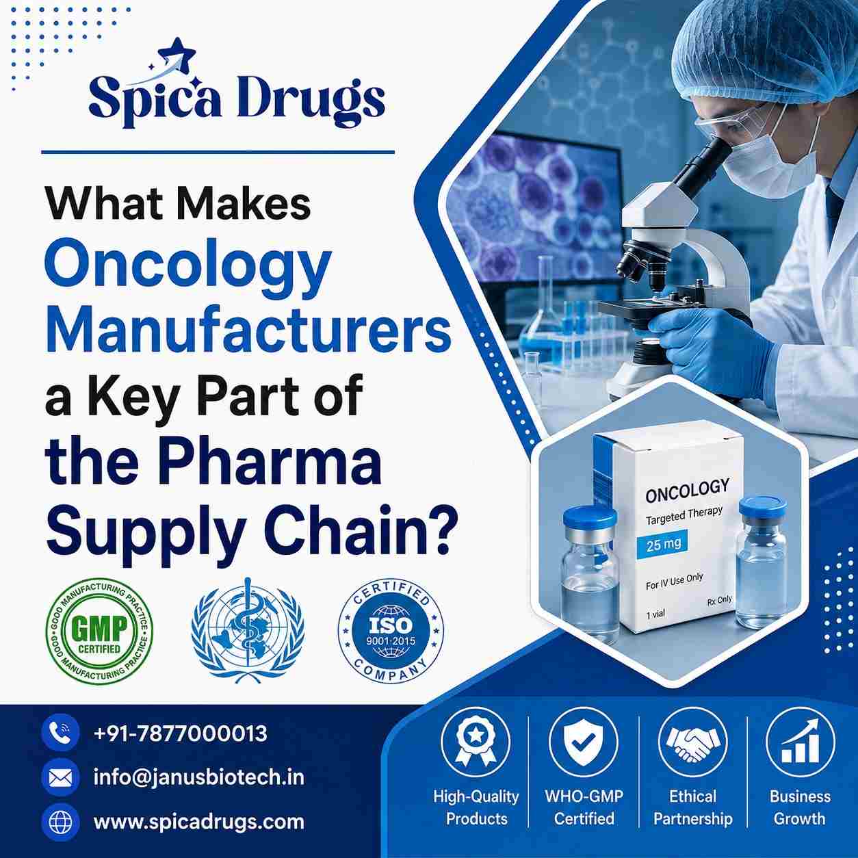 What Makes Oncology Manufacturers a Key Part of the Pharma Supply Chain?